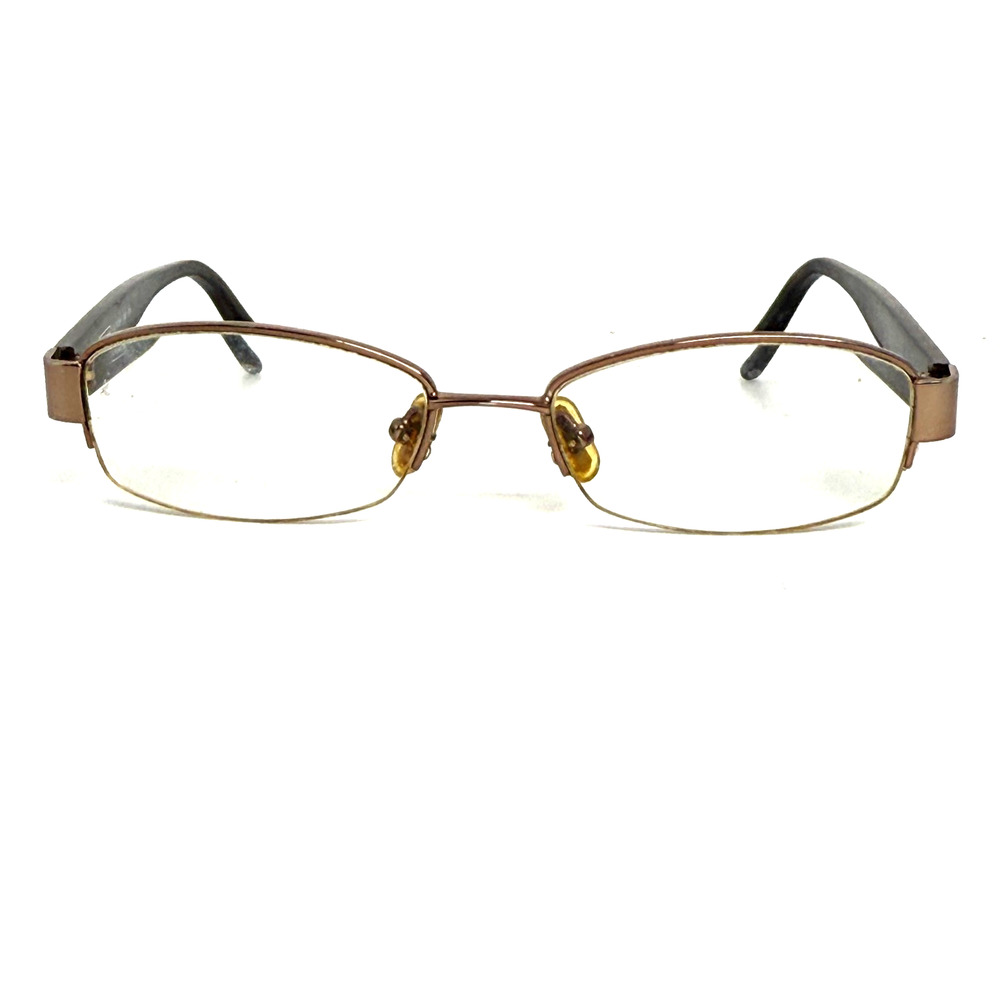 Coach SUZANNA (246) TAN Eyeglasses FRAMES ONLY 52-17-135 Brown Half Rim 19208